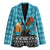 Afghanistan Christmas Blazer with Santa on Flying Carpet Mosque Camels and Desert Sunset Design - Wonder Print Shop