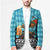 Afghanistan Christmas Blazer with Santa on Flying Carpet Mosque Camels and Desert Sunset Design - Wonder Print Shop