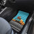 Afghanistan Christmas Car Mats with Santa on Flying Carpet Mosque Camels and Desert Sunset Design - Wonder Print Shop