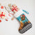 Afghanistan Christmas Stocking with Santa on Flying Carpet Mosque Camels and Desert Sunset Design - Wonder Print Shop