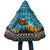 Afghanistan Christmas Cloak with Santa on Flying Carpet Mosque Camels and Desert Sunset Design - Wonder Print Shop