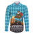 Afghanistan Christmas Family Matching Short Sleeve Bodycon Dress and Hawaiian Shirt with Santa on Flying Carpet Mosque Camels and Desert Sunset Design - Wonder Print Shop