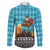 Afghanistan Christmas Family Matching Summer Maxi Dress and Hawaiian Shirt with Santa on Flying Carpet Mosque Camels and Desert Sunset Design - Wonder Print Shop