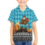 Afghanistan Christmas Family Matching Summer Maxi Dress and Hawaiian Shirt with Santa on Flying Carpet Mosque Camels and Desert Sunset Design - Wonder Print Shop