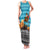 Afghanistan Christmas Family Matching Tank Maxi Dress and Hawaiian Shirt with Santa on Flying Carpet Mosque Camels and Desert Sunset Design - Wonder Print Shop