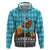 Afghanistan Christmas Hoodie with Santa on Flying Carpet Mosque Camels and Desert Sunset Design - Wonder Print Shop