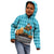 Afghanistan Christmas Kid Hoodie with Santa on Flying Carpet Mosque Camels and Desert Sunset Design - Wonder Print Shop