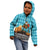 Afghanistan Christmas Kid Hoodie with Santa on Flying Carpet Mosque Camels and Desert Sunset Design - Wonder Print Shop