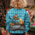Afghanistan Christmas Kid Ugly Christmas Sweater with Santa on Flying Carpet Mosque Camels and Desert Sunset Design - Wonder Print Shop