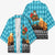 Afghanistan Christmas Kimono with Santa on Flying Carpet Mosque Camels and Desert Sunset Design - Wonder Print Shop