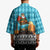Afghanistan Christmas Kimono with Santa on Flying Carpet Mosque Camels and Desert Sunset Design - Wonder Print Shop