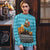 Afghanistan Christmas Ugly Christmas Sweater with Santa on Flying Carpet Mosque Camels and Desert Sunset Design - Wonder Print Shop