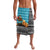 Afghanistan Christmas Lavalava with Santa on Flying Carpet Mosque Camels and Desert Sunset Design - Wonder Print Shop