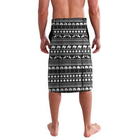 Afghanistan Christmas Lavalava with Santa on Flying Carpet Mosque Camels and Desert Sunset Design - Wonder Print Shop