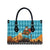 Afghanistan Christmas Leather Bag with Santa on Flying Carpet Mosque Camels and Desert Sunset Design - Wonder Print Shop