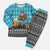 Afghanistan Christmas Pajama Set with Santa on Flying Carpet Mosque Camels and Desert Sunset Design - Wonder Print Shop
