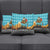 Afghanistan Christmas Pillow Cover with Santa on Flying Carpet Mosque Camels and Desert Sunset Design - Wonder Print Shop