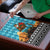 Afghanistan Christmas Puzzle with Santa on Flying Carpet Mosque Camels and Desert Sunset Design - Wonder Print Shop