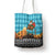 Afghanistan Christmas Tote Bag with Santa on Flying Carpet Mosque Camels and Desert Sunset Design - Wonder Print Shop