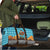 Afghanistan Christmas Travel Bag with Santa on Flying Carpet Mosque Camels and Desert Sunset Design - Wonder Print Shop