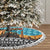 Afghanistan Christmas Tree Skirt with Santa on Flying Carpet Mosque Camels and Desert Sunset Design - Wonder Print Shop