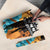 Afghanistan Christmas Umbrella with Santa on Flying Carpet Mosque Camels and Desert Sunset Design - Wonder Print Shop