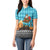 Afghanistan Christmas Women Polo Shirt with Santa on Flying Carpet Mosque Camels and Desert Sunset Design - Wonder Print Shop
