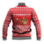 Afghanistan Christmas Baseball Jacket with Santa Camels Sheep Traditional Pattern and Festive Design - Wonder Print Shop