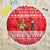 Afghanistan Christmas Beach Blanket with Santa Camels Sheep Traditional Pattern and Festive Design - Wonder Print Shop