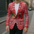 Afghanistan Christmas Blazer with Santa Camels Sheep Traditional Pattern and Festive Design - Wonder Print Shop