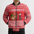 Afghanistan Christmas Bomber Puffer Jacket with Santa Camels Sheep Traditional Pattern and Festive Design - Wonder Print Shop