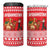 Afghanistan Christmas 4 in 1 Can Cooler Tumbler with Santa Camels Sheep Traditional Pattern and Festive Design - Wonder Print Shop