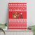 Afghanistan Christmas Canvas Wall Art with Santa Camels Sheep Traditional Pattern and Festive Design - Wonder Print Shop