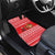 Afghanistan Christmas Car Mats with Santa Camels Sheep Traditional Pattern and Festive Design - Wonder Print Shop