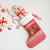 Afghanistan Christmas Stocking with Santa Camels Sheep Traditional Pattern and Festive Design - Wonder Print Shop