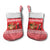 Afghanistan Christmas Stocking with Santa Camels Sheep Traditional Pattern and Festive Design - Wonder Print Shop