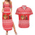Afghanistan Christmas Couples Matching Summer Maxi Dress and Hawaiian Shirt with Santa Camels Sheep Traditional Pattern and Festive Design - Wonder Print Shop