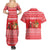 Afghanistan Christmas Couples Matching Summer Maxi Dress and Hawaiian Shirt with Santa Camels Sheep Traditional Pattern and Festive Design - Wonder Print Shop