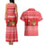 Afghanistan Christmas Couples Matching Tank Maxi Dress and Hawaiian Shirt with Santa Camels Sheep Traditional Pattern and Festive Design - Wonder Print Shop