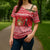 Afghanistan Christmas Cross Shoulder Shirt with Santa Camels Sheep Traditional Pattern and Festive Design - Wonder Print Shop
