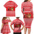 Afghanistan Christmas Family Matching Long Sleeve Bodycon Dress and Hawaiian Shirt with Santa Camels Sheep Traditional Pattern and Festive Design - Wonder Print Shop