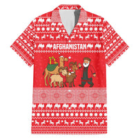 Afghanistan Christmas Family Matching Mermaid Dress and Hawaiian Shirt with Santa Camels Sheep Traditional Pattern and Festive Design - Wonder Print Shop