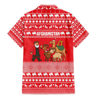 Afghanistan Christmas Family Matching Mermaid Dress and Hawaiian Shirt with Santa Camels Sheep Traditional Pattern and Festive Design - Wonder Print Shop