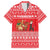 Afghanistan Christmas Family Matching Off The Shoulder Long Sleeve Dress and Hawaiian Shirt with Santa Camels Sheep Traditional Pattern and Festive Design - Wonder Print Shop