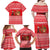 Afghanistan Christmas Family Matching Off Shoulder Maxi Dress and Hawaiian Shirt with Santa Camels Sheep Traditional Pattern and Festive Design - Wonder Print Shop