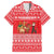 Afghanistan Christmas Family Matching Off Shoulder Maxi Dress and Hawaiian Shirt with Santa Camels Sheep Traditional Pattern and Festive Design - Wonder Print Shop
