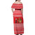 Afghanistan Christmas Family Matching Off Shoulder Maxi Dress and Hawaiian Shirt with Santa Camels Sheep Traditional Pattern and Festive Design - Wonder Print Shop