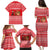 Afghanistan Christmas Family Matching Puletasi and Hawaiian Shirt with Santa Camels Sheep Traditional Pattern and Festive Design - Wonder Print Shop