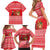 Afghanistan Christmas Family Matching Short Sleeve Bodycon Dress and Hawaiian Shirt with Santa Camels Sheep Traditional Pattern and Festive Design - Wonder Print Shop