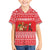 Afghanistan Christmas Family Matching Short Sleeve Bodycon Dress and Hawaiian Shirt with Santa Camels Sheep Traditional Pattern and Festive Design - Wonder Print Shop